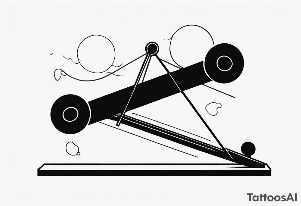 seesaw tattoo idea
