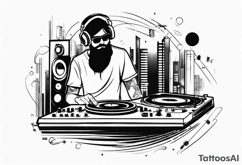 DJ NIGHT tattoo idea