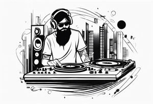 DJ NIGHT tattoo idea