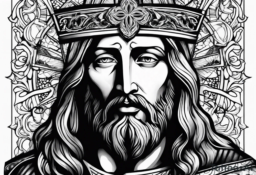 God jesus tattoo idea