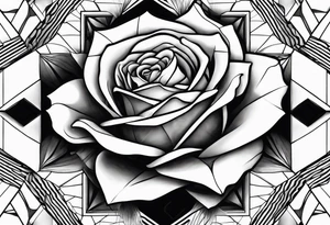 Mc Escher rose tattoo idea