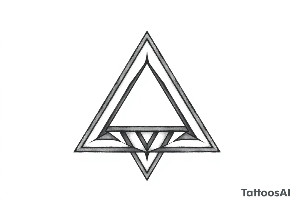 In some cases, a triangle tattoo represents the 3 aspects of the self. This design reminds you to take care of yourself physically, mentally, and spiritually or emotionally. They all need to be balanced for you to be happy and healthy tattoo idea