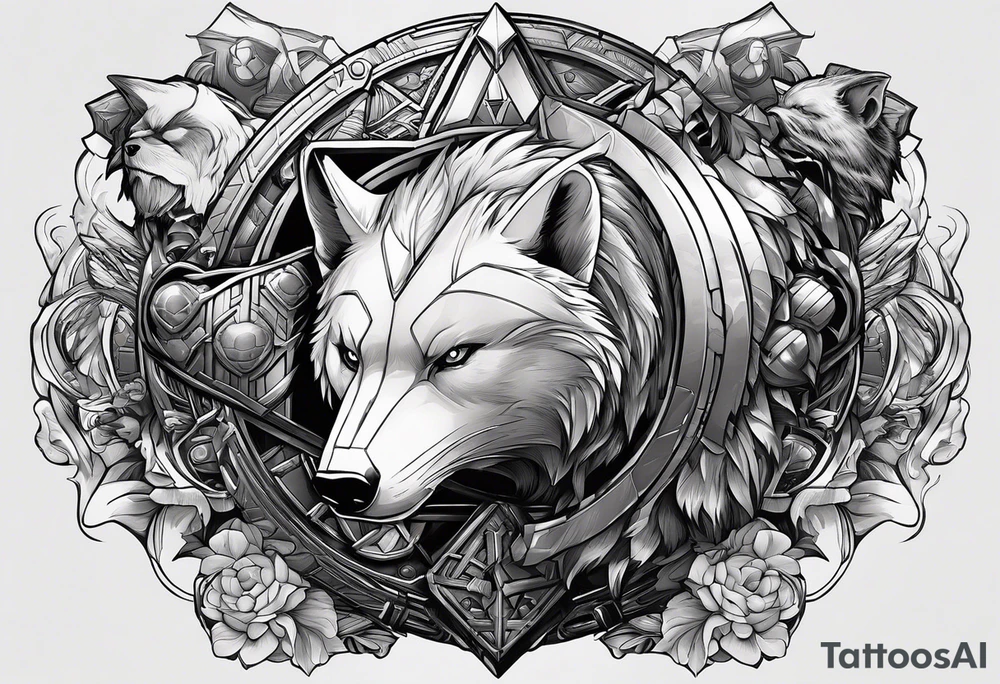 I want to change Avengers Team characters with animals. Hulk will be Badger, Thor will be Alpha Grey Wolf, Captain America will be Bull, Iron Man will be Canary, Black Widow will be Axolotl, Hawk Eye will be Sudan Plated Lizard and Nick Fury will be Cat. tattoo idea