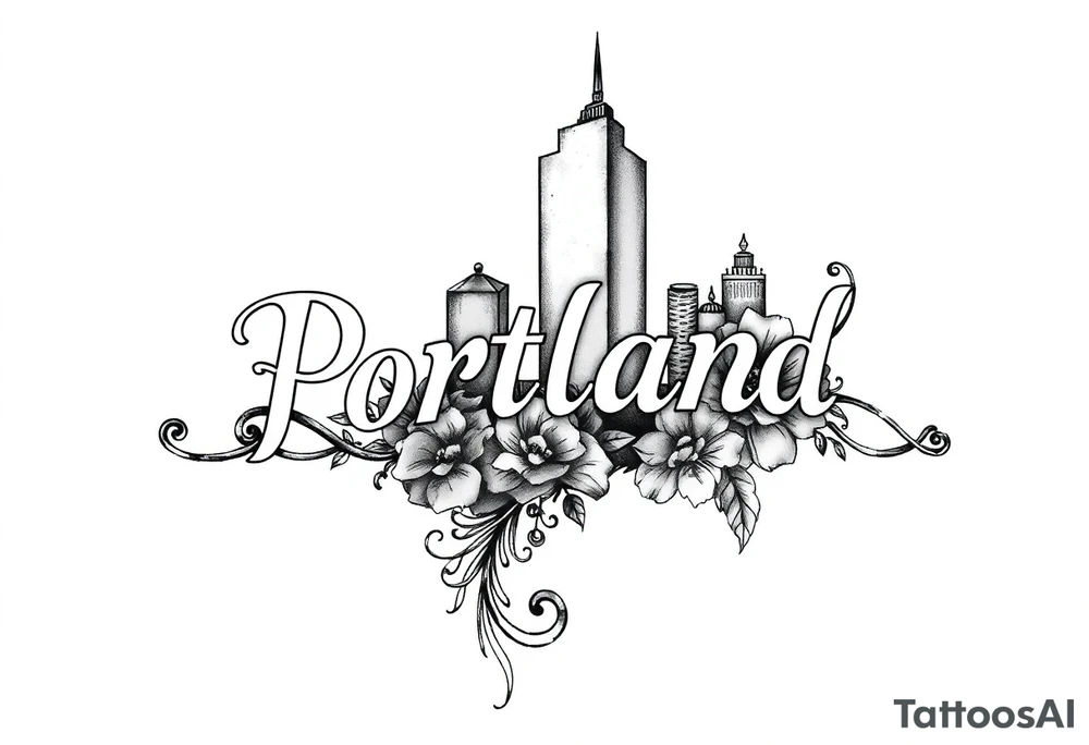 Portland oregon 503 tattoo idea