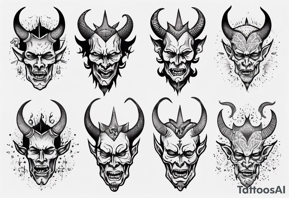 Devil tattoo idea
