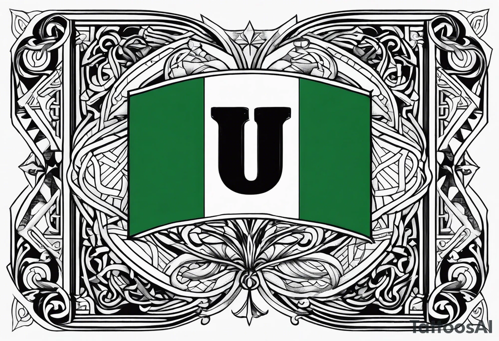 Ireland flag tattoo idea