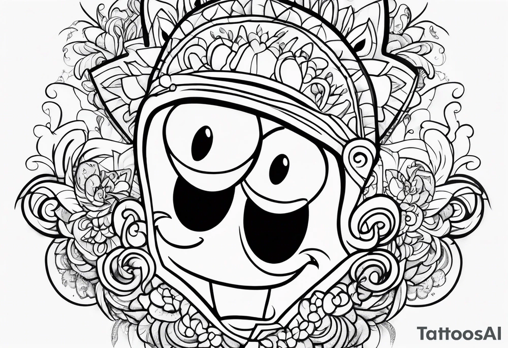 SpongeBob tattoo idea