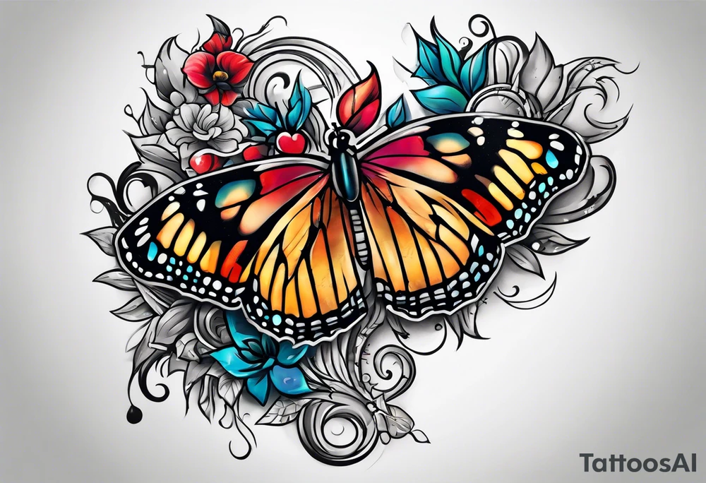 new beginnings cover up puzzle piece tattoo idea