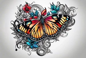 new beginnings cover up puzzle piece tattoo idea