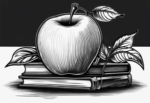 Teacher Apple tattoo idea