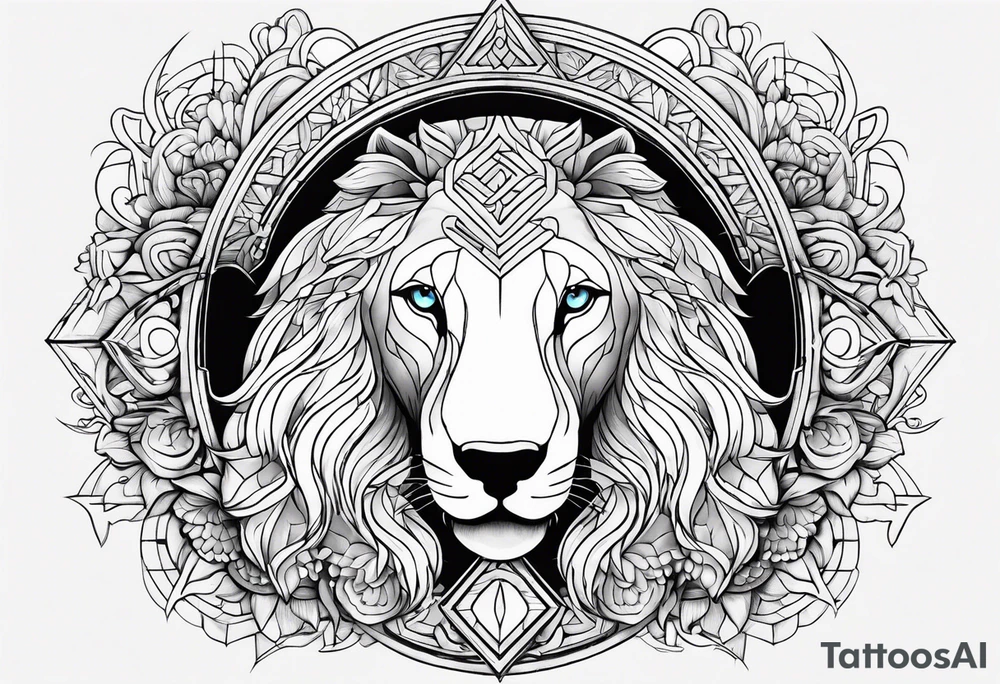 Healing with animals as the symbol tattoo idea