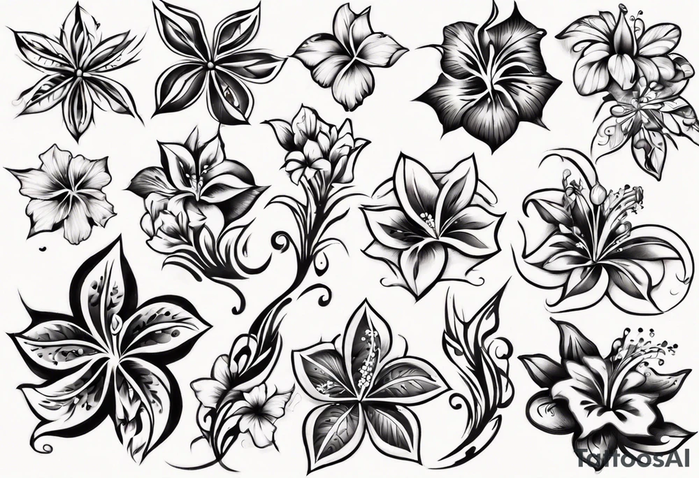 Hibiscusflower Ornament tattoo idea