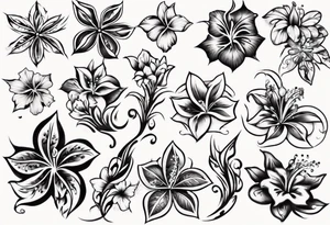 Hibiscusflower Ornament tattoo idea