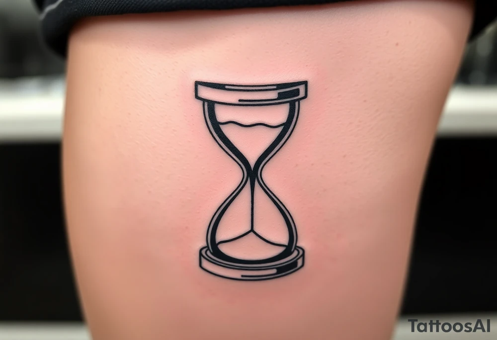 hourglass tattoo idea