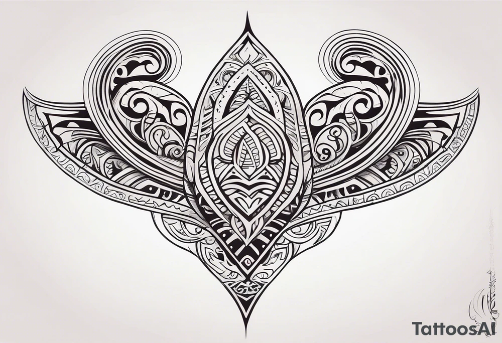 maori tribal  spine tattoo tattoo idea