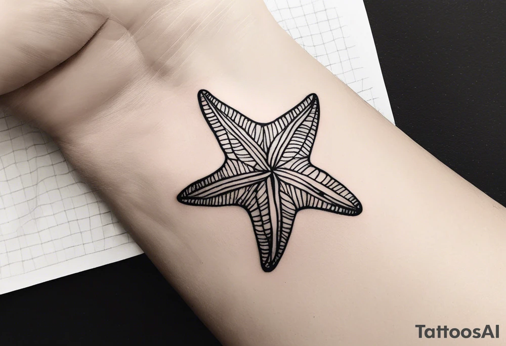 Dainty Shell/starfish wrist tattoo tattoo idea