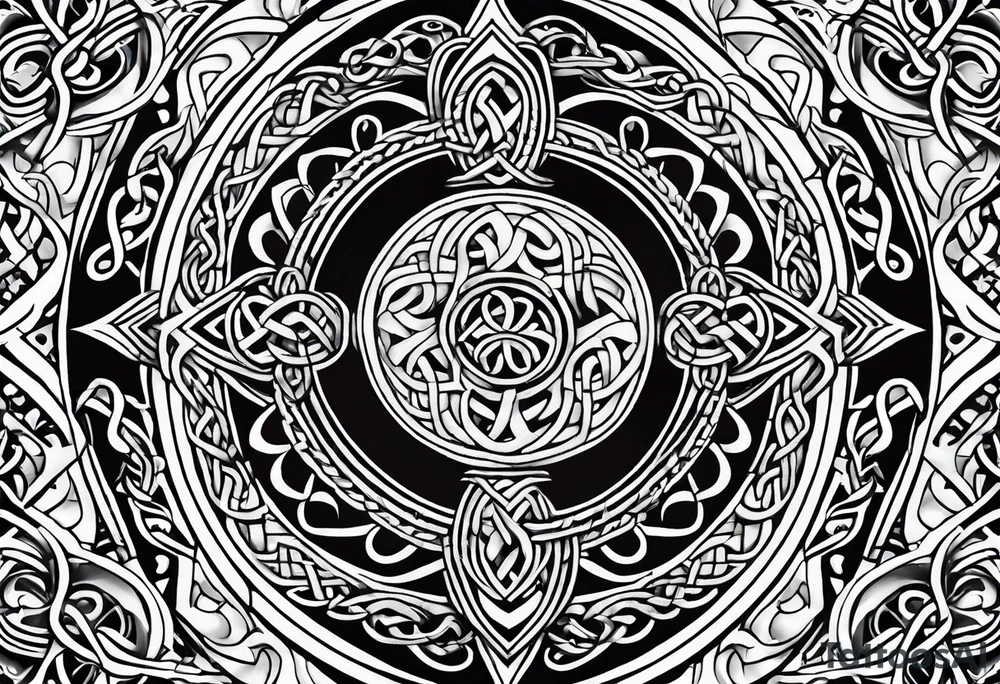 Celtic symbol for mother tattoo idea