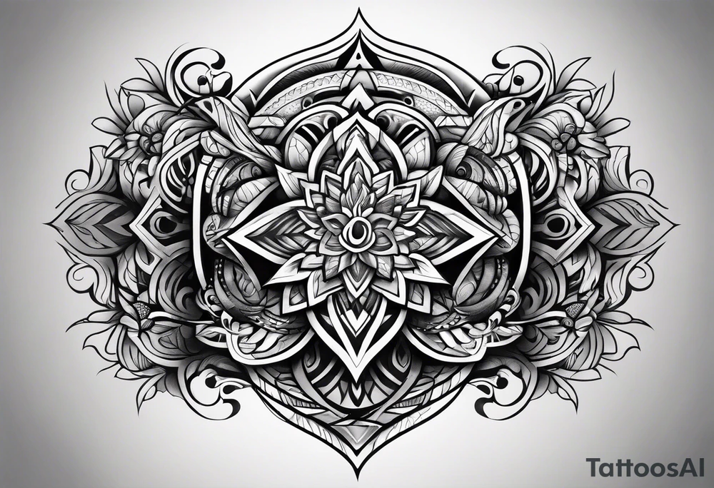 forearm moko tattoo idea
