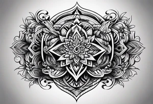 forearm moko tattoo idea