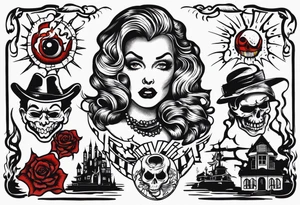 1940's Hollywood horror tattoo idea