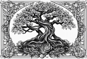 Family tree tattoo idea