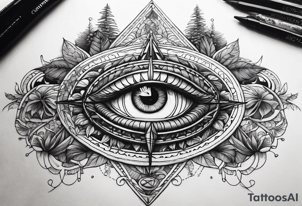 Compass
Jungle Plants
All-seeing Eye
ocean tattoo idea