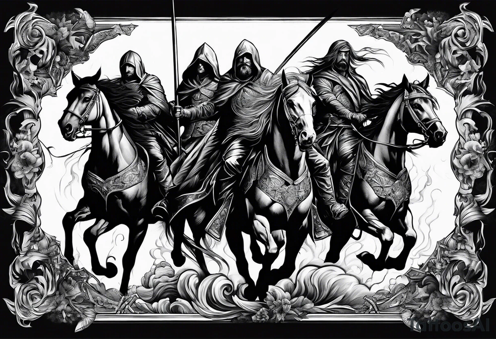 Four Horsemen of the Apocalypse tattoo idea