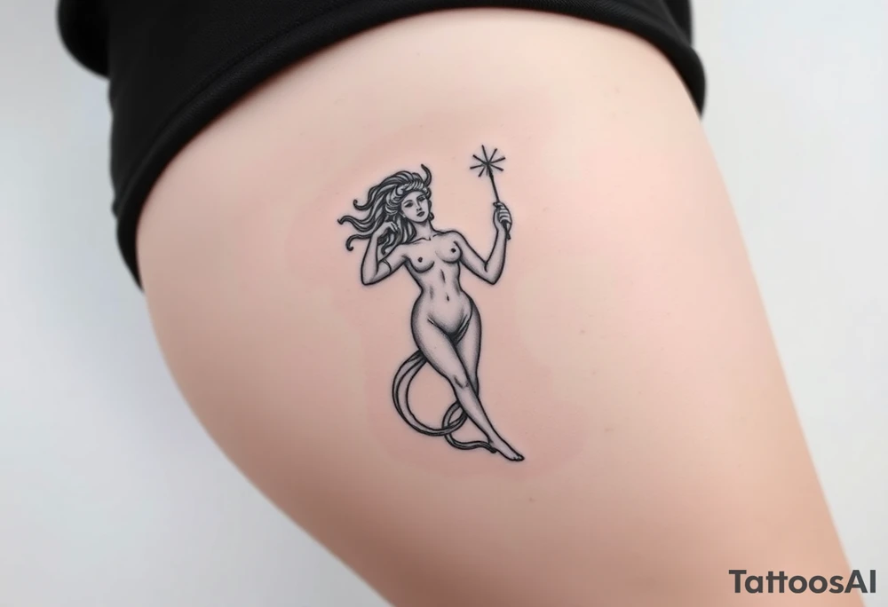 medusa greek goddess tattoo idea