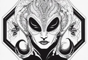 alien tattoo idea