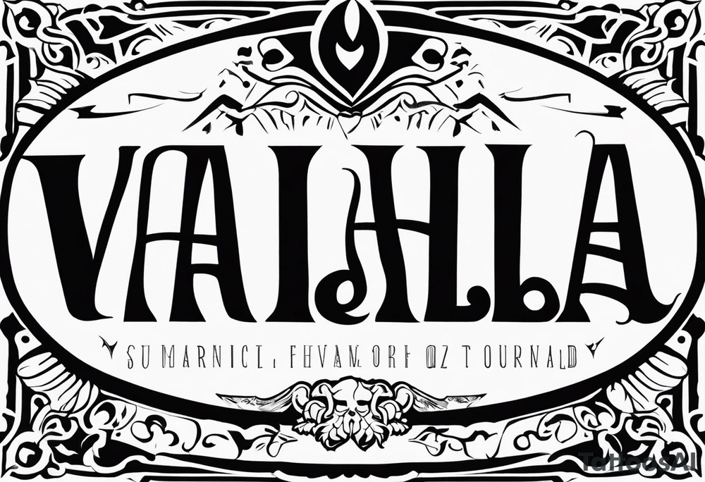 Valhalla tattoo idea