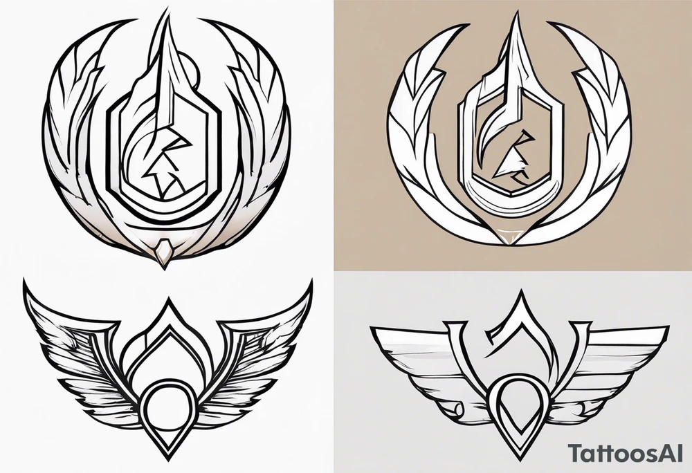 Ancient spartan symbol tattoo tattoo idea