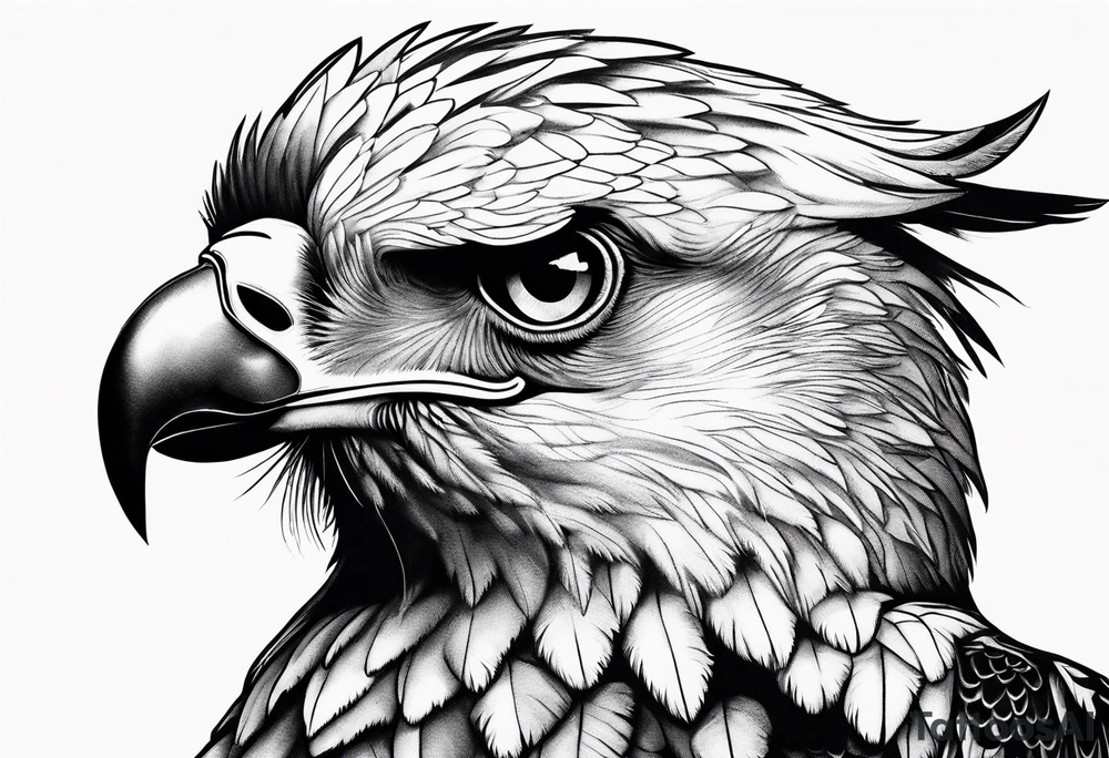 harpy eagle tattoo idea