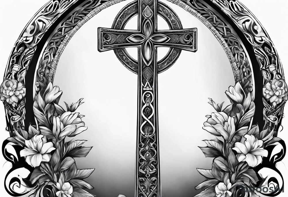 anbis holding ankh tattoo idea