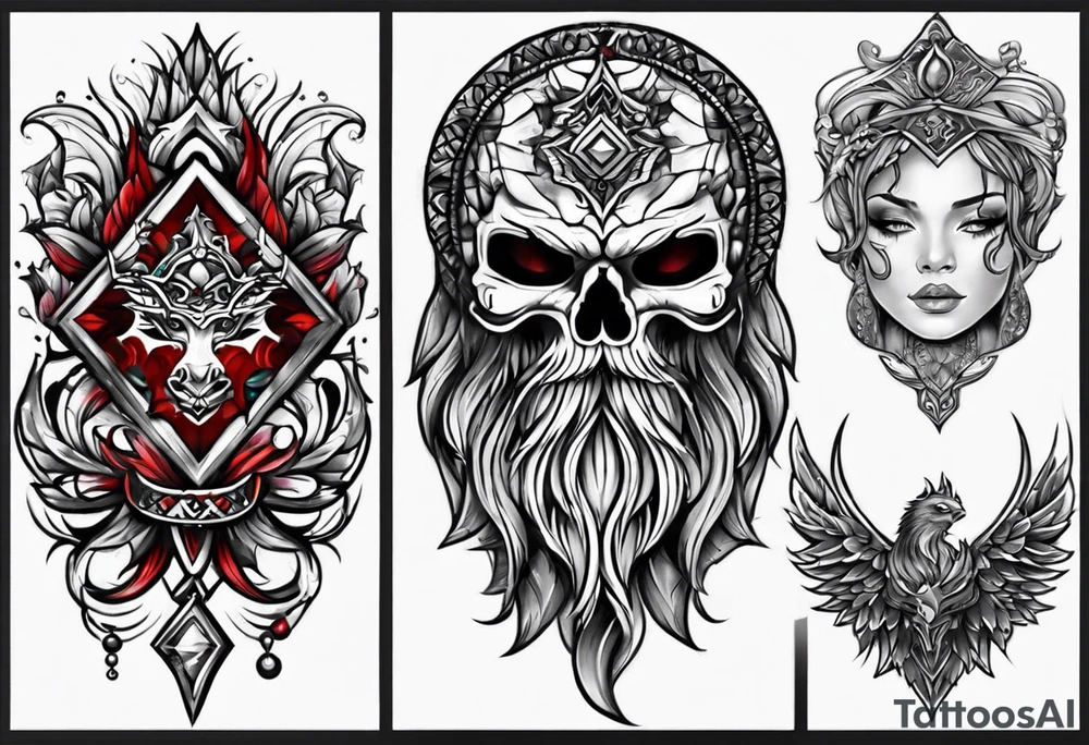 Cut open forearn tattoo idea
