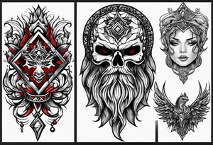 Cut open forearn tattoo idea
