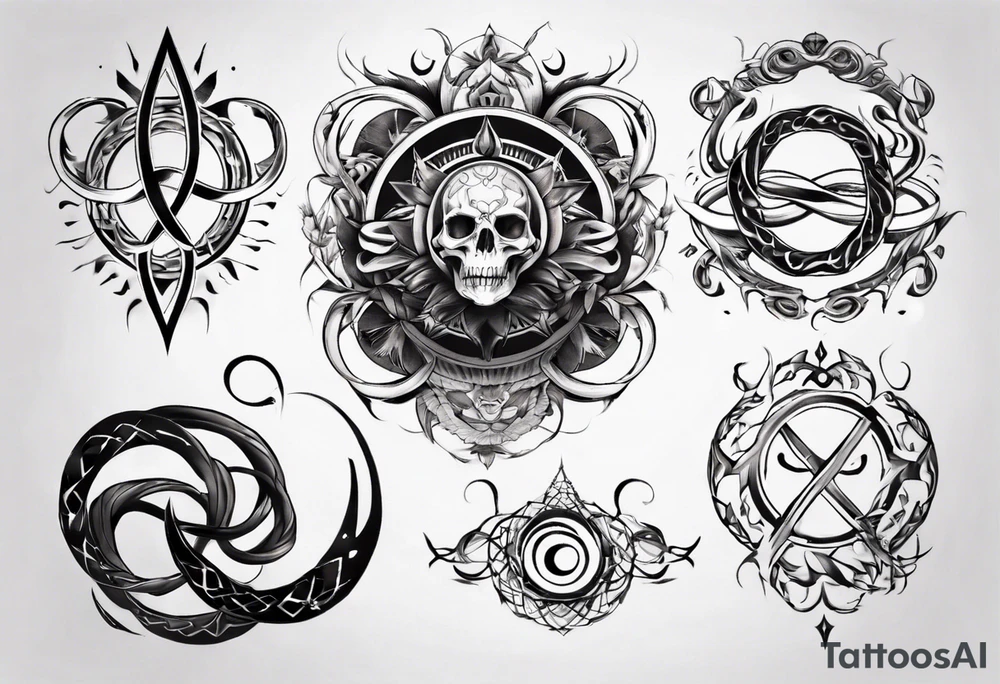 infinity loop tattoo idea