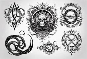 infinity loop tattoo idea