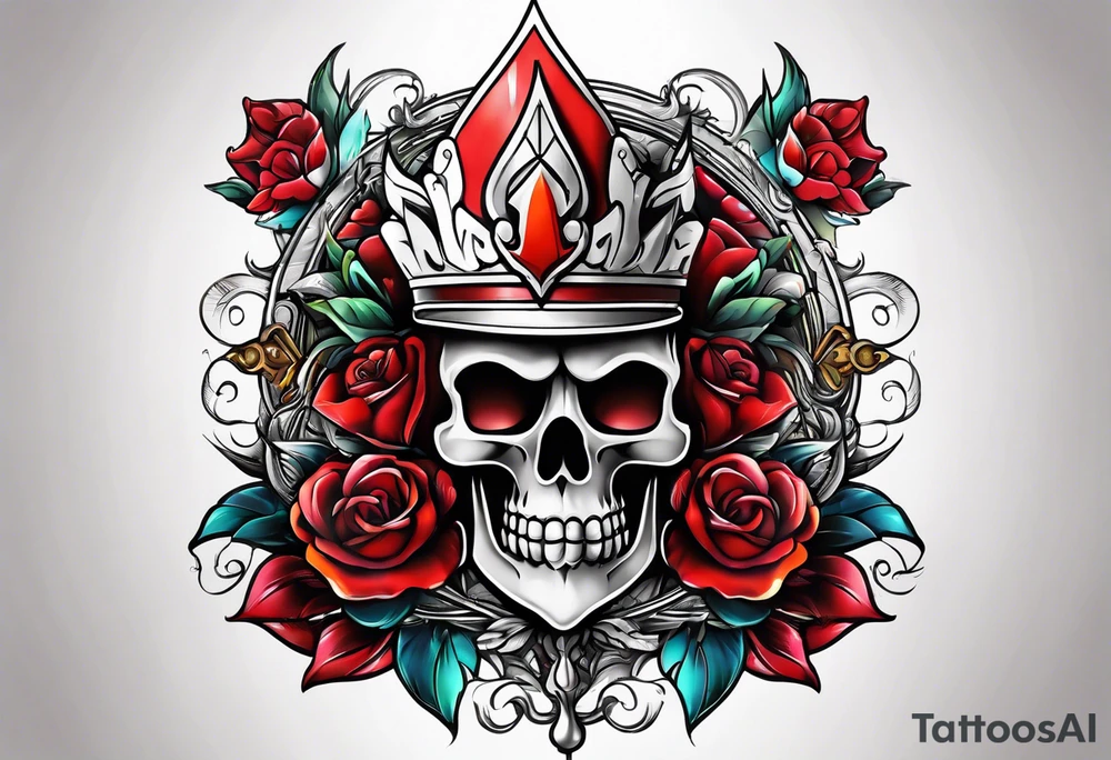 Spade tattoo idea