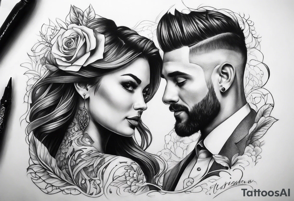 Husband and wife tattoo idea tattoo idea