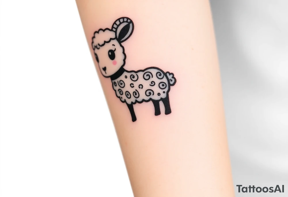 Black sheep tattoo idea