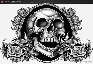 Spade and skulls tattoo idea
