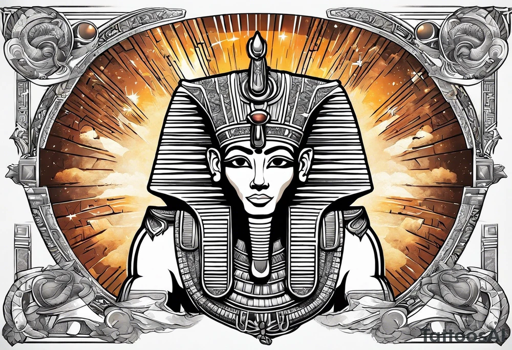 Egyptian gods in space god the sun tattoo idea
