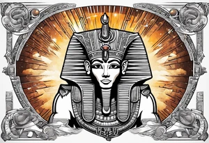 Egyptian gods in space god the sun tattoo idea