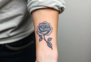 Money rose tattoo tattoo idea