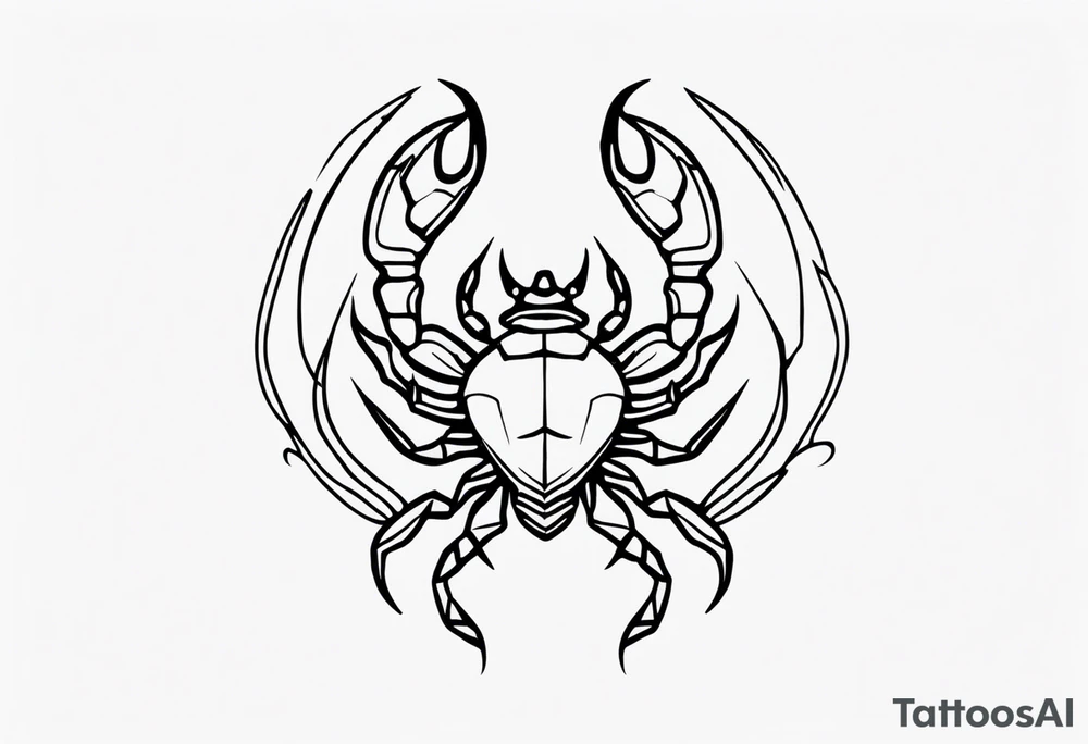 scorpio tattoo idea