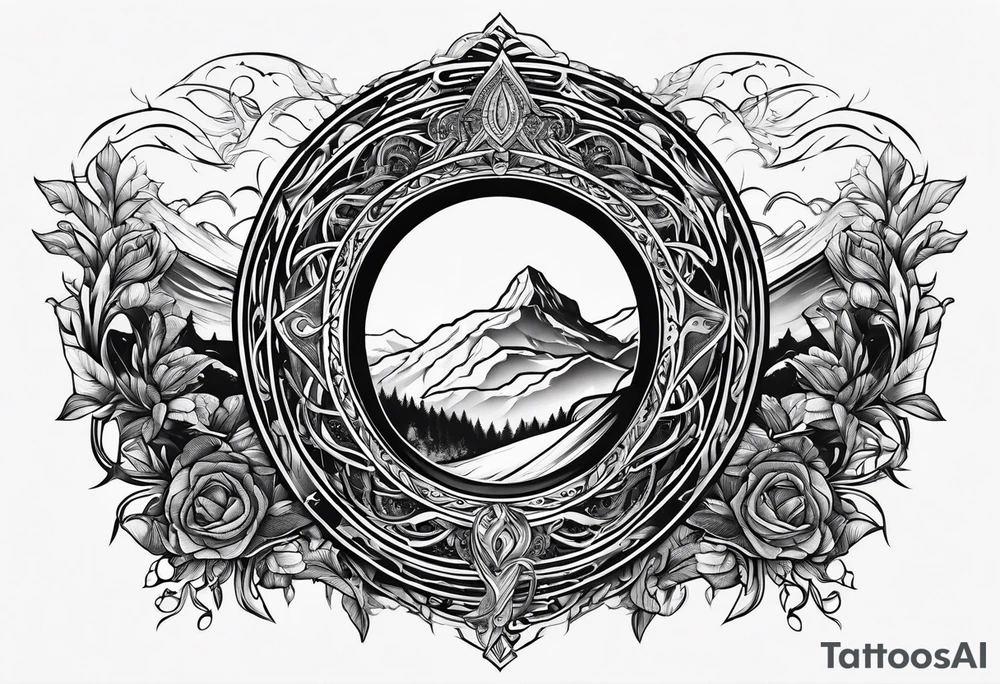 THE LORD OF THE RING tattoo idea