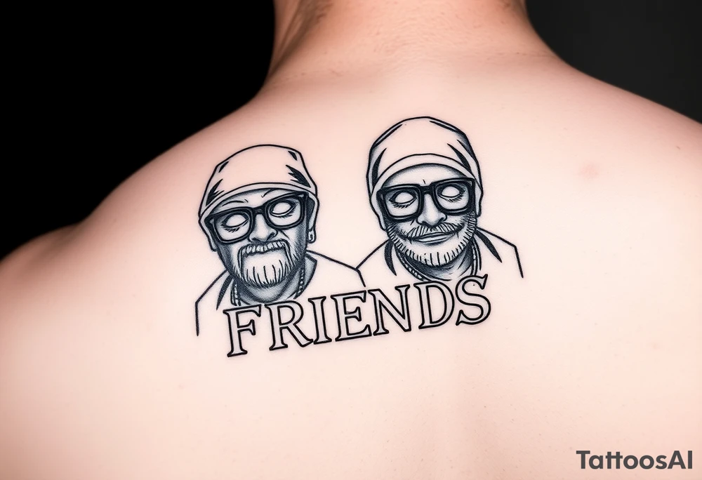 Money gangster best friends 2019 tattoo idea