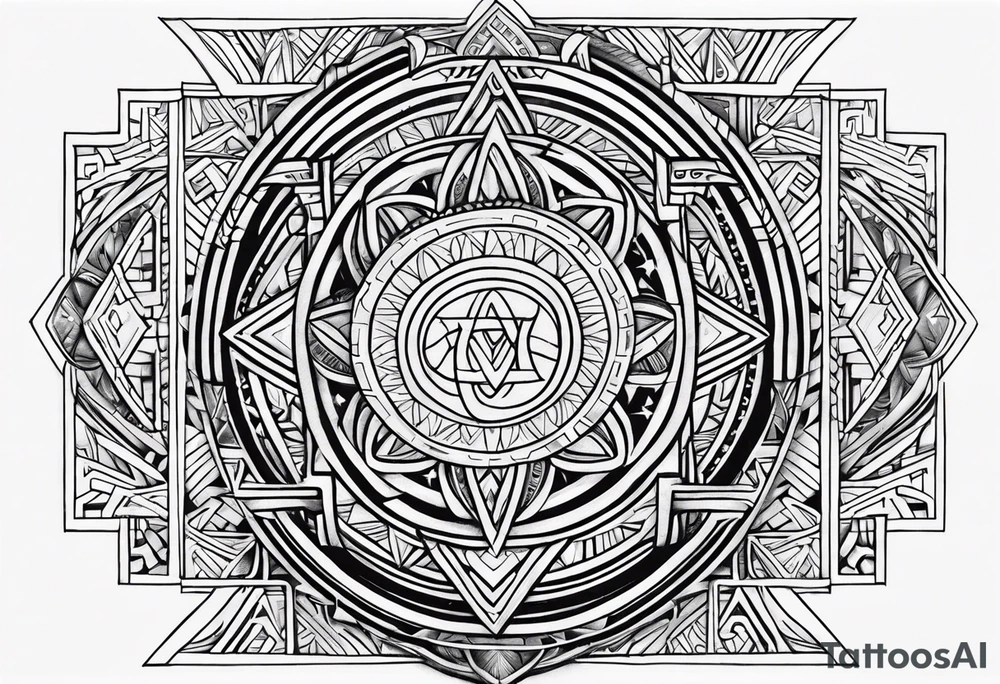 Messianic Polynesian tattoo idea