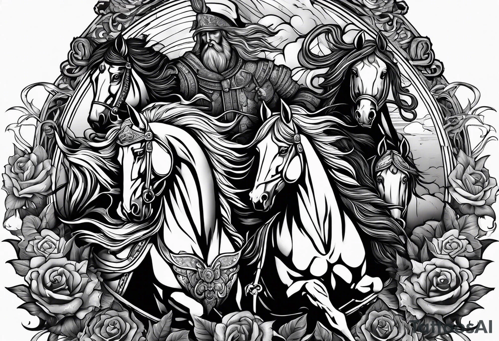 Four Horsemen of the Apocalypse tattoo idea