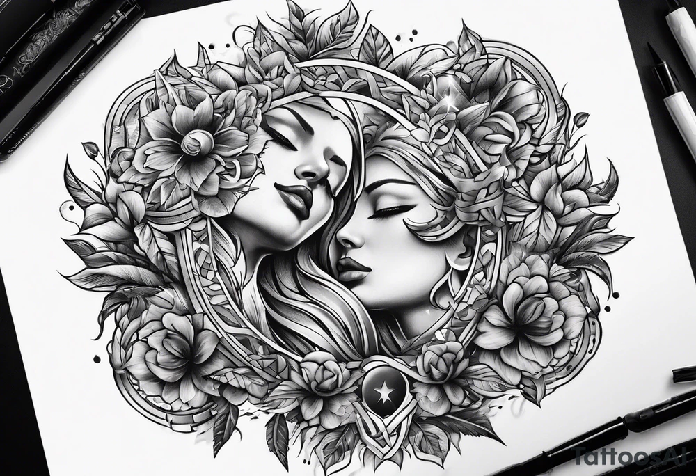 wisdom growth forgiveness loyalty enlightenment love respect tattoo idea